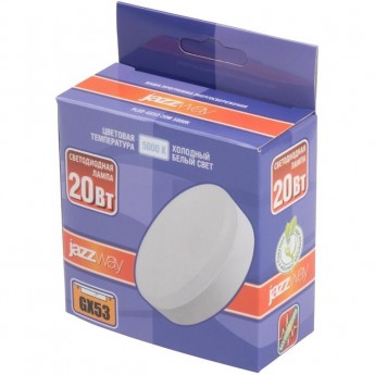 Лампа светодиодная JAZZWAY 5065345 PLED-GX53 20Вт 5000К GX53 Лампа светодиодная JAZZWAY 5065345 PLED-GX53 20Вт 5000К GX53